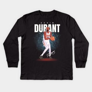 Kevin Durant Original Aesthetic Tribute 〶 Kids Long Sleeve T-Shirt